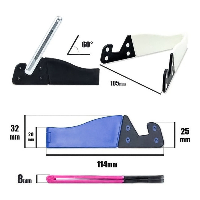 Soporte De Celular Para Mesa O Tablet Pack 3 Unidades