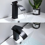 Llave Lavamanos Monomando Cascada Baño De Lujo Acero
