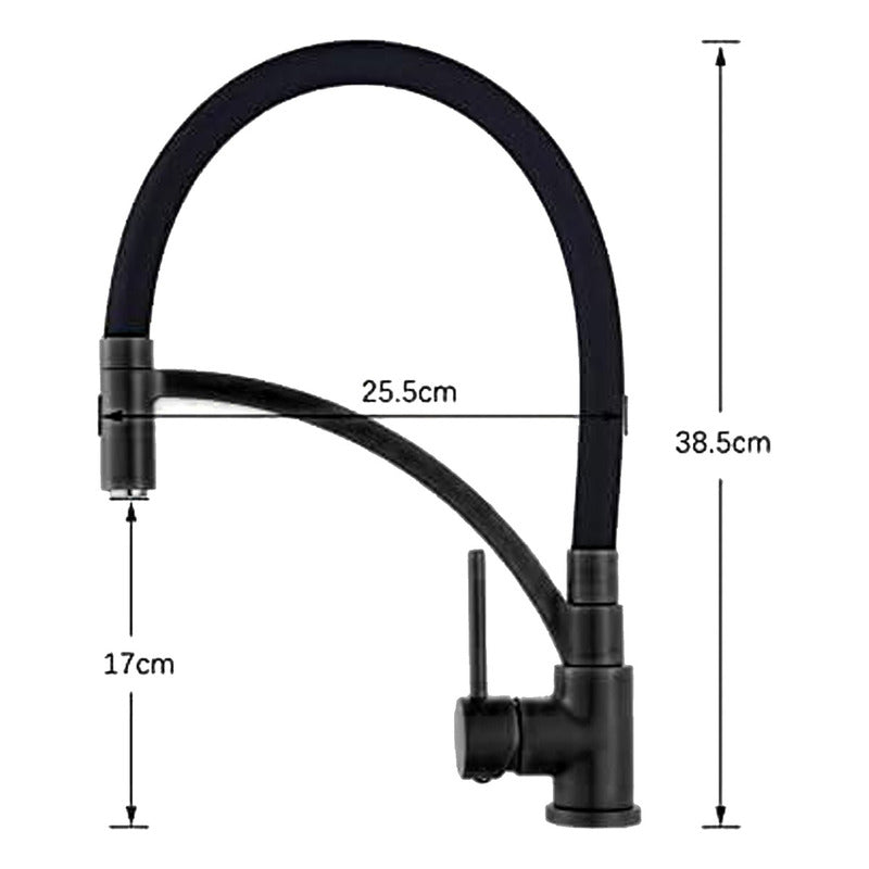 Grifo Llave Lavaplatos De Lujo Monomando Cocina Acero