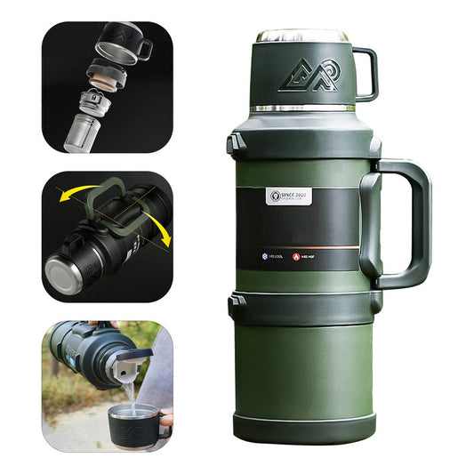 Termo Botella Infusor Acero Inoxidable 1,7l Termico Camping