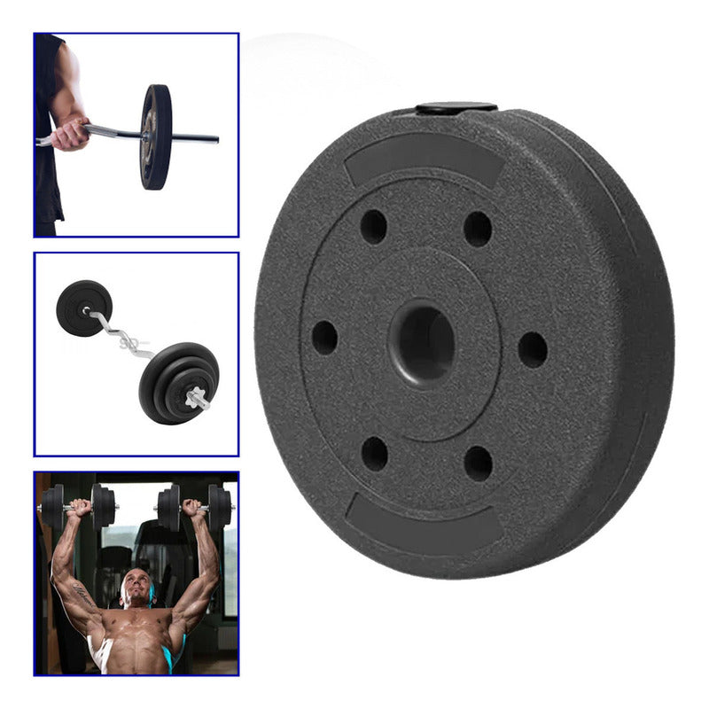 Disco Preolímpico Pesas Pvc 1.25kg Entrenamiento Gym