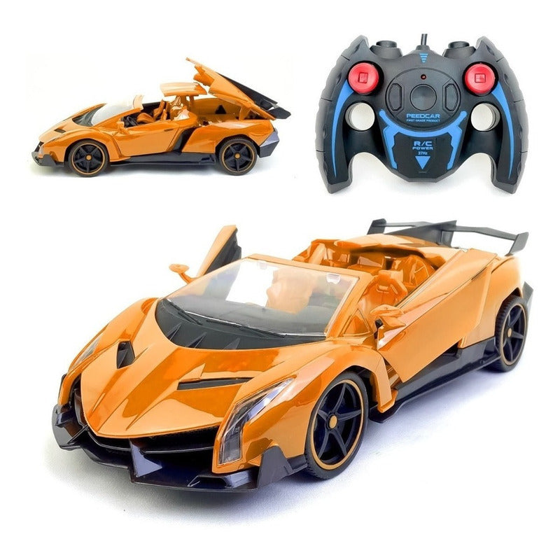 Auto Control Remoto Lamborghini Techo Convertible Recargable