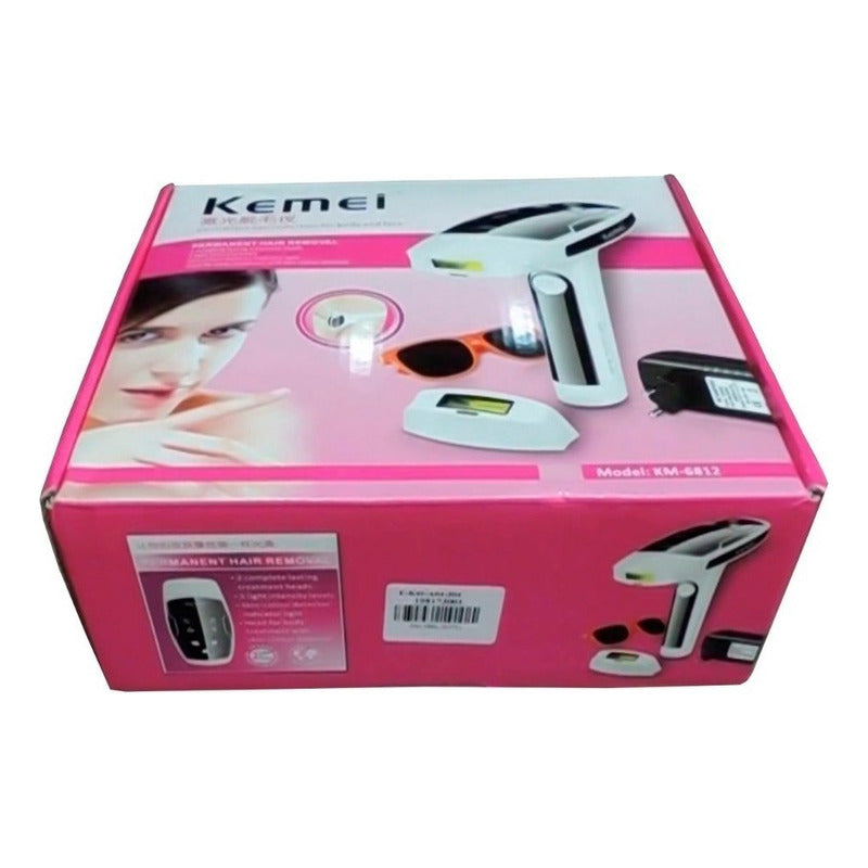 Depiladora De Vello Laser Permanente Kemei Km-6812