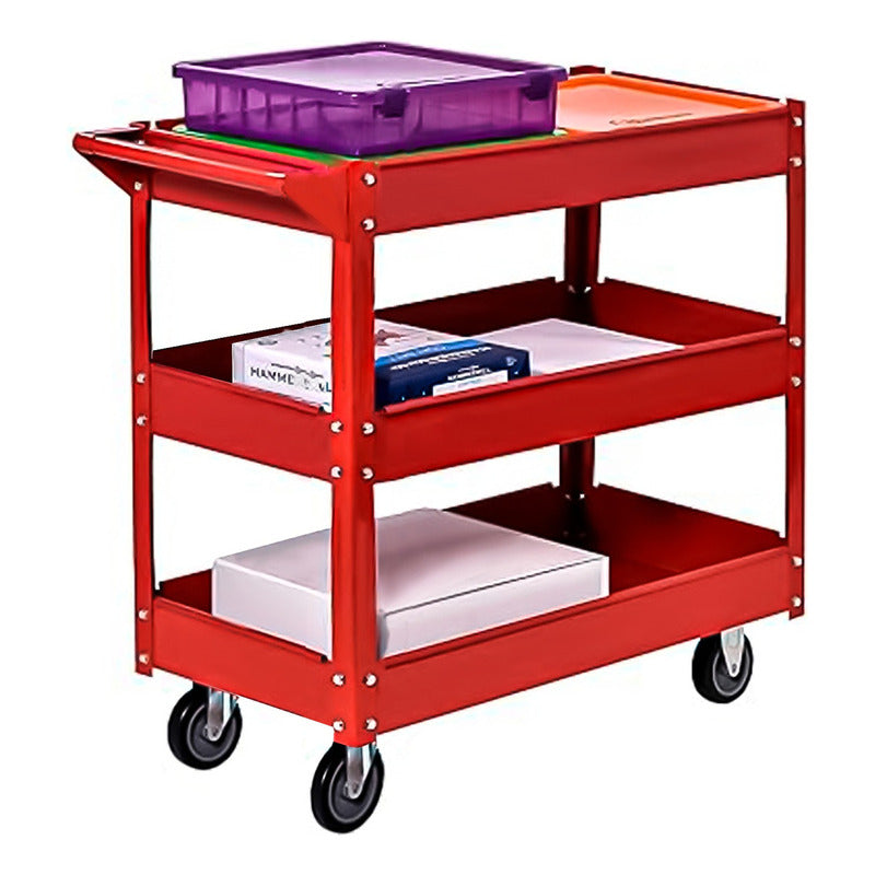 Carro Herramientas Organizador Mecanico Ruedas 3 Niveles