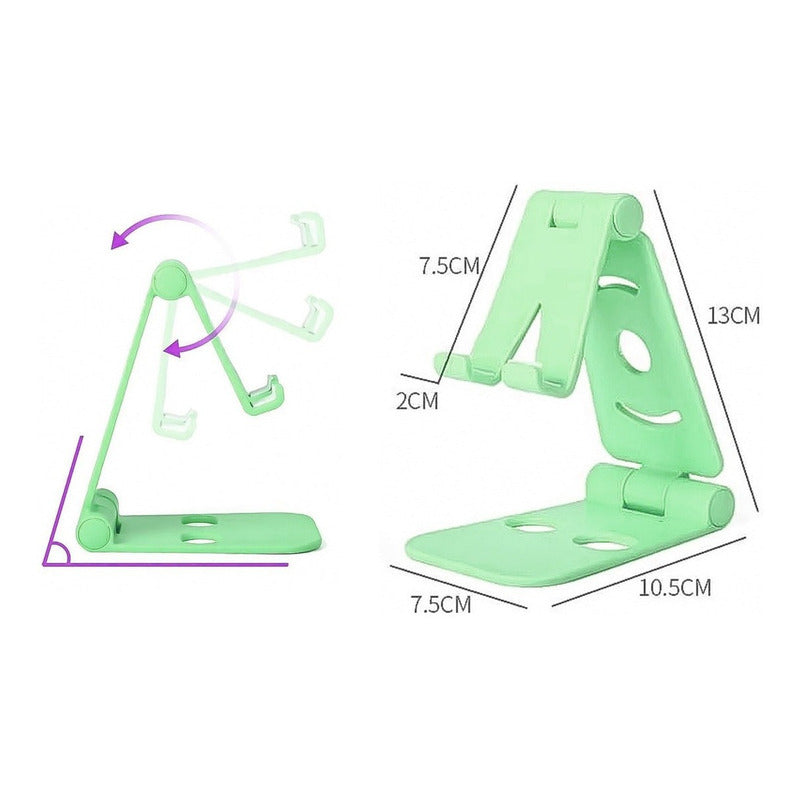 Soporte De Celular Para Mesa Plegable Plastico Alta Calidad