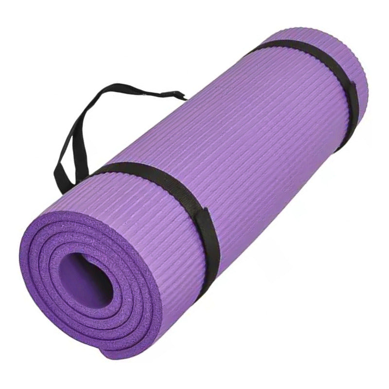 Mat Yoga 12 Mm Alfombra Resistente Gruesa Varios Colores