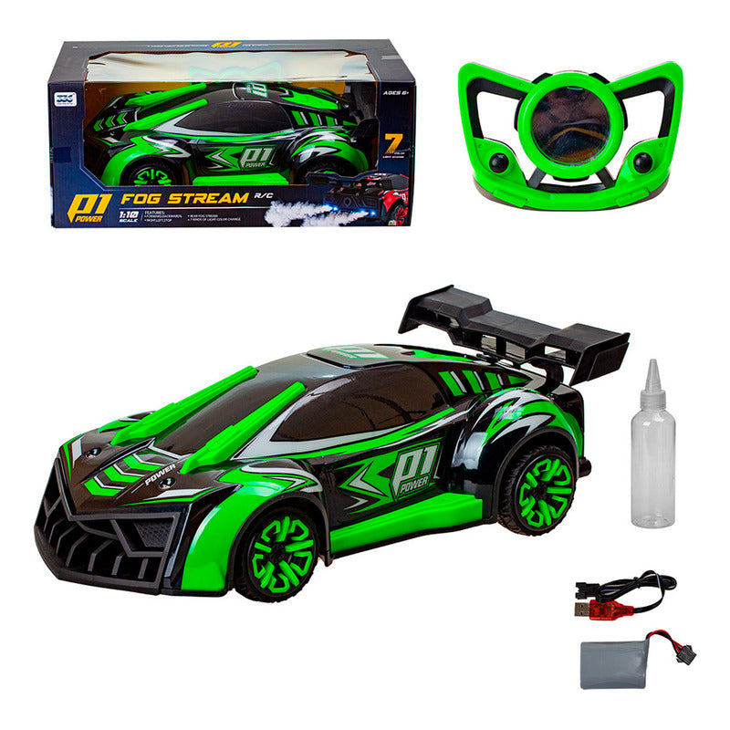 Auto Control Remoto Bugatti Humo 7 Luces Rapido 2.4ghz