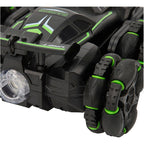 Auto De Acrobacia Rc Stunt Car 6 Ruedas Luz Sonido 2.4ghz