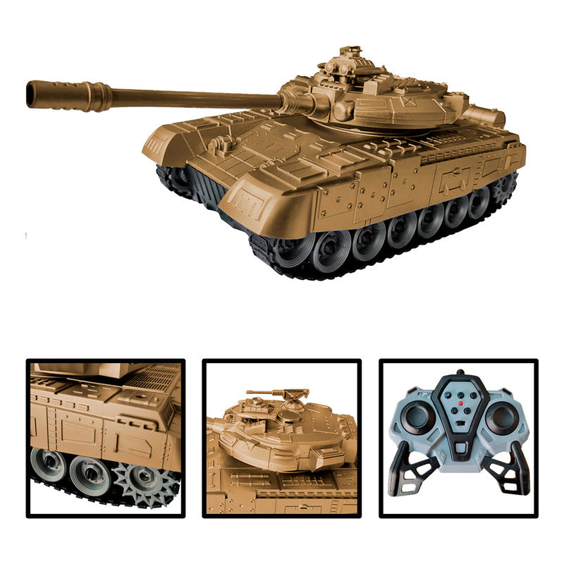 Tanque Militar Control Remoto Torreta 360° Con Luces