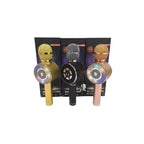 Microfono Karaoke Con Bluetooth Y Parlante Incluye Luces