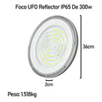 3 Foco Plafon 300w Ip65 Industrial Techo Campana Luz Fría