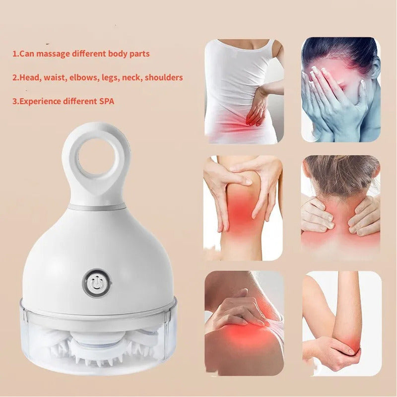 Masajeador Relajante Cabeza Cuello Inteligente Eléctrico Usb