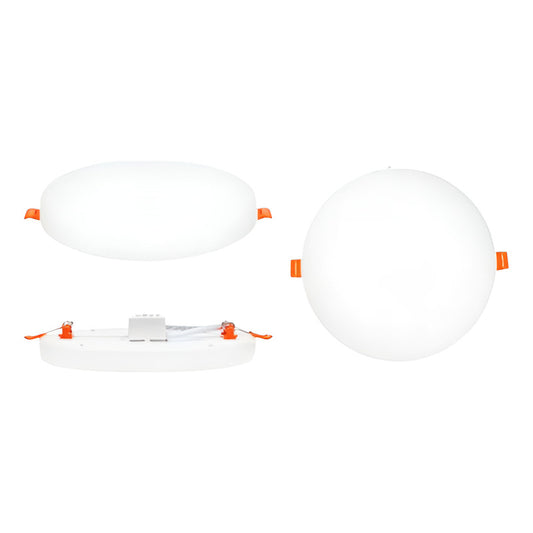 Pack 5 Foco Plafon Embutido 48w Sin Bordes Redondo Luz Fria