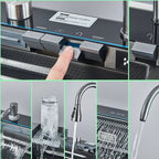 Lavaplatos Cascada Inteligente Smart Lluvia Acero Inoxidable 75x46