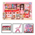 Casa Con Muñecas Y Accesorios Con 2 Muñecas De Qier Journey