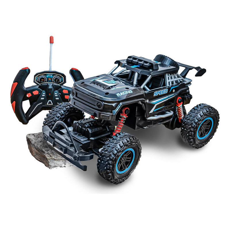 Auto A Control Remoto Off Road Conqueror Con Efecto Humo