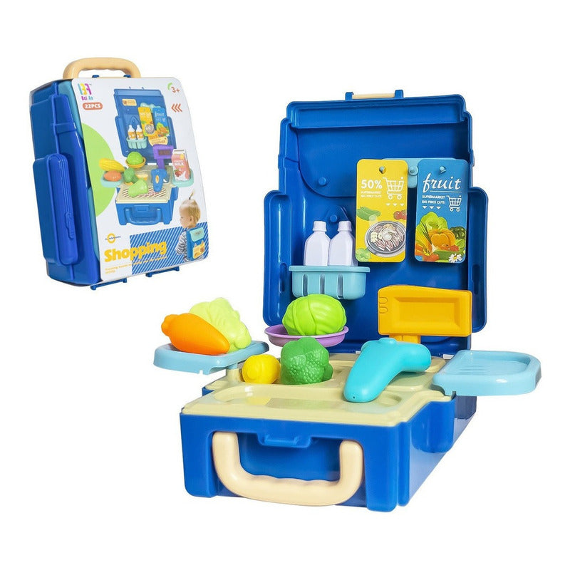 Mochila De Actividades De Juguete Set Minimarket 1 De 4 Niño