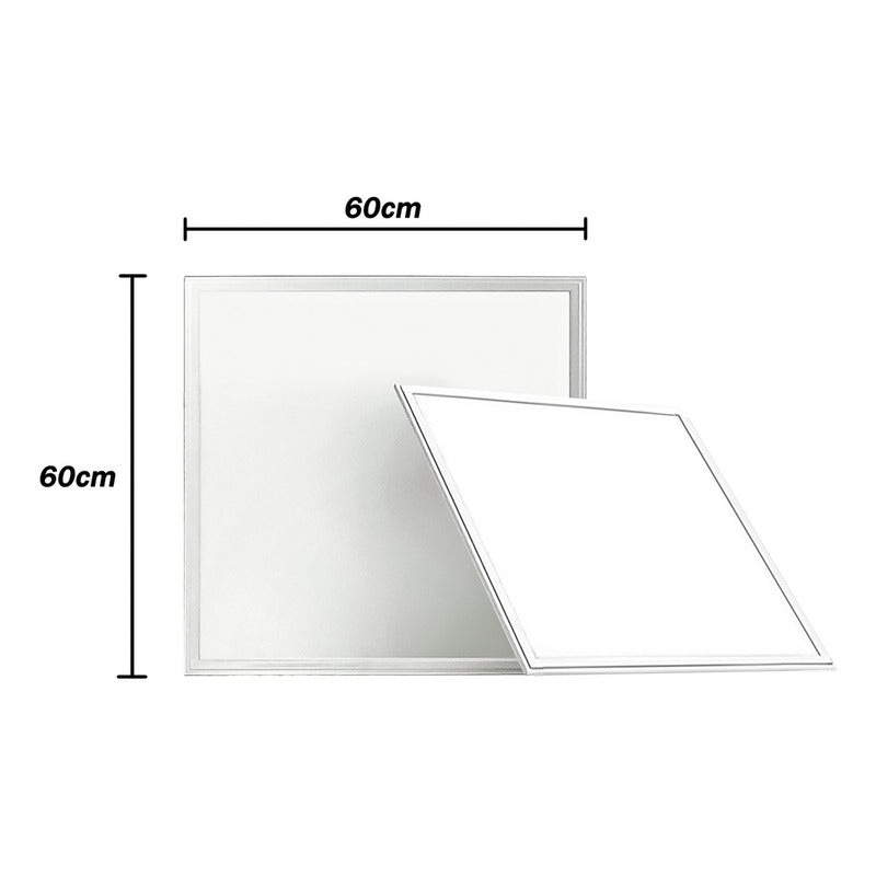 Foco Panel Plafón Embutido Cuadrado 88w Luz Blanca Fria 60cm