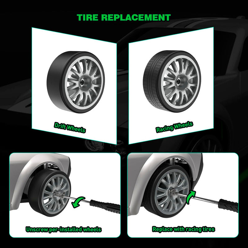 Auto A Control Remoto Dodge Speed Drift Derrape 2.4ghz