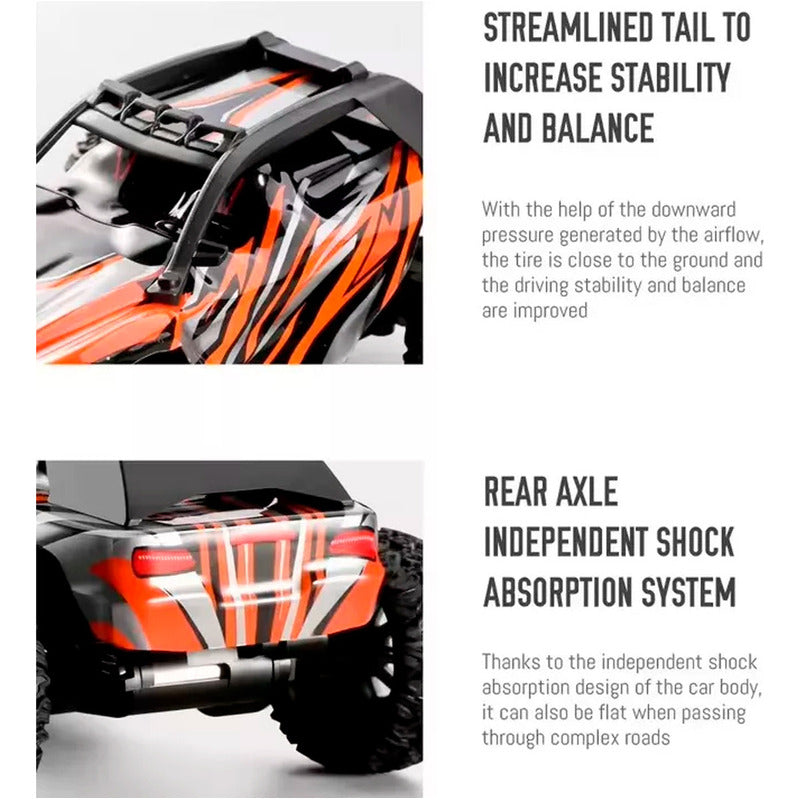 Coche Micro Warrior Rc Alta Velocidad 2.4ghz A 20km/h