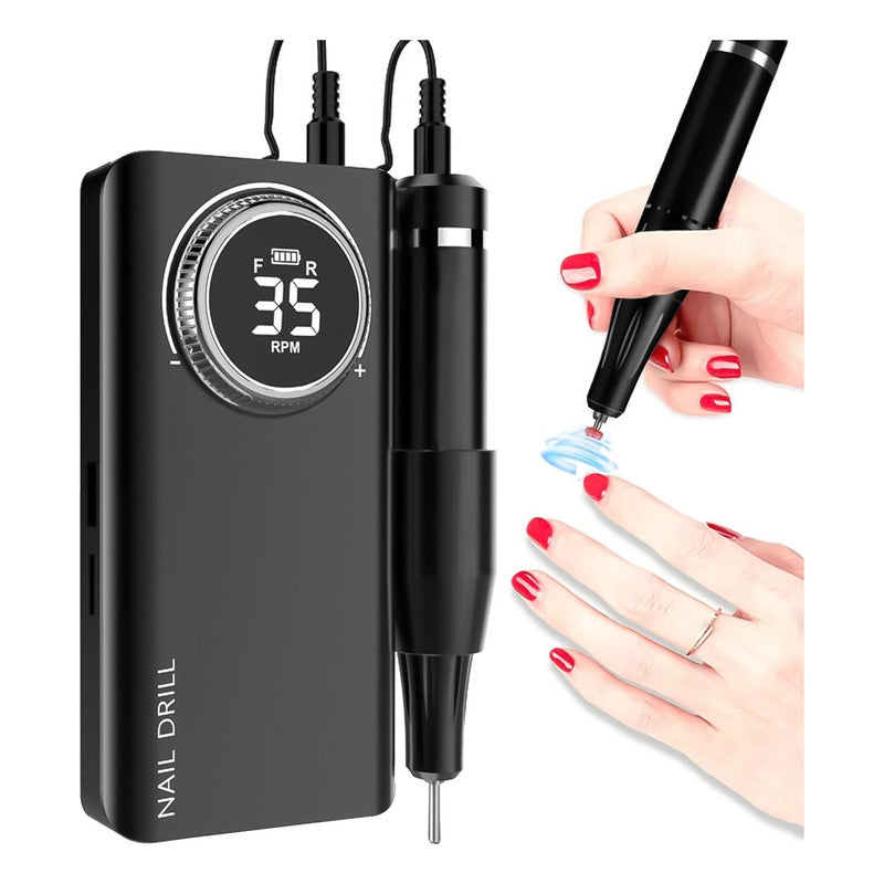 Torno Inalambrico 35000 Rpm Profesional Manicure Podologia