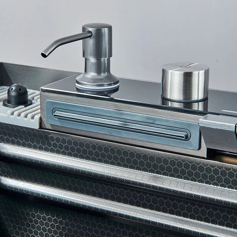 Lavaplatos Cascada Inteligente Smart Lluvia Acero Inoxidable 75x46