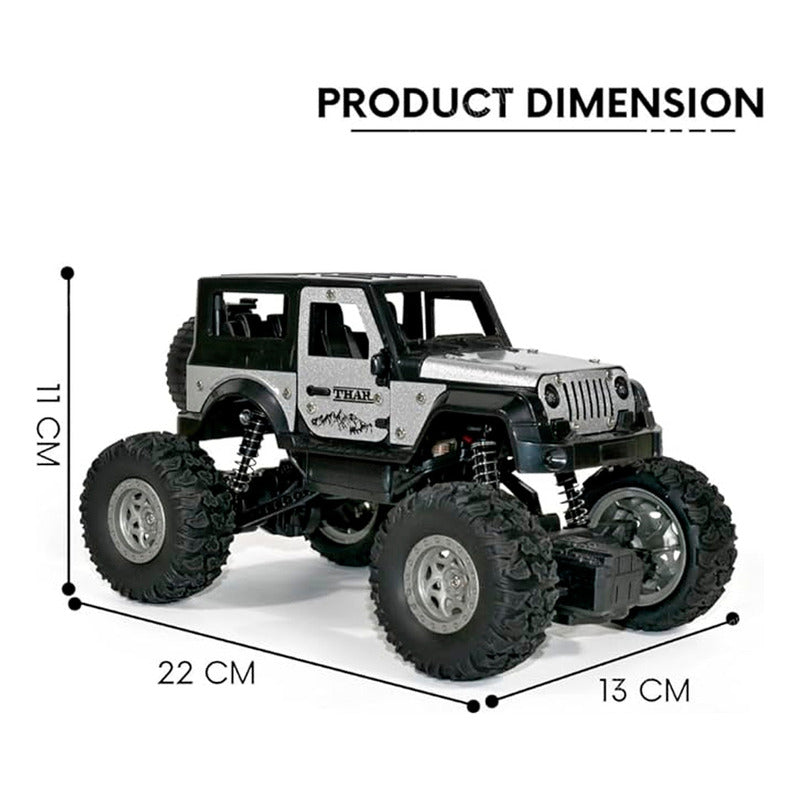 Auto Control Remoto Jeep Cross Country 2.4ghz Humo Y Luces