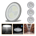 3 Foco Plafon 300w Ip65 Industrial Techo Campana Luz Fría