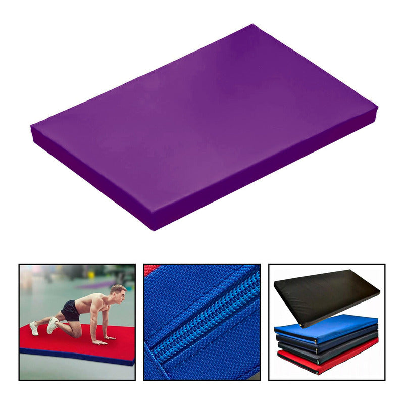 Colchoneta Deportiva Boomfit Ecocuero 120x60x5cm Densidad 80