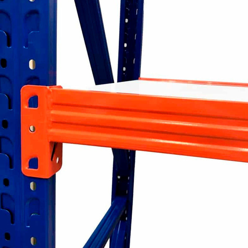 Pack 2 Estante Metálico Rack 200x200x60cm Sin Pernos 800kg