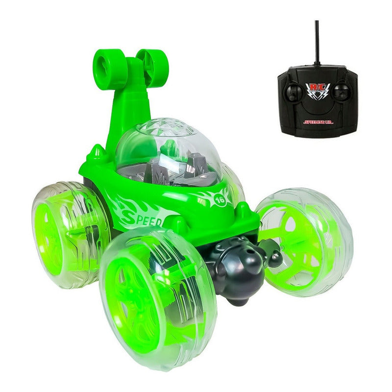 Auto Control A Remoto Crazy Car Luces Sonido Niños Rgb