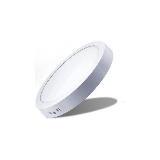 Foco Panel Led Plafon Sobrepuesto Redondo 18w Luz Blancofria