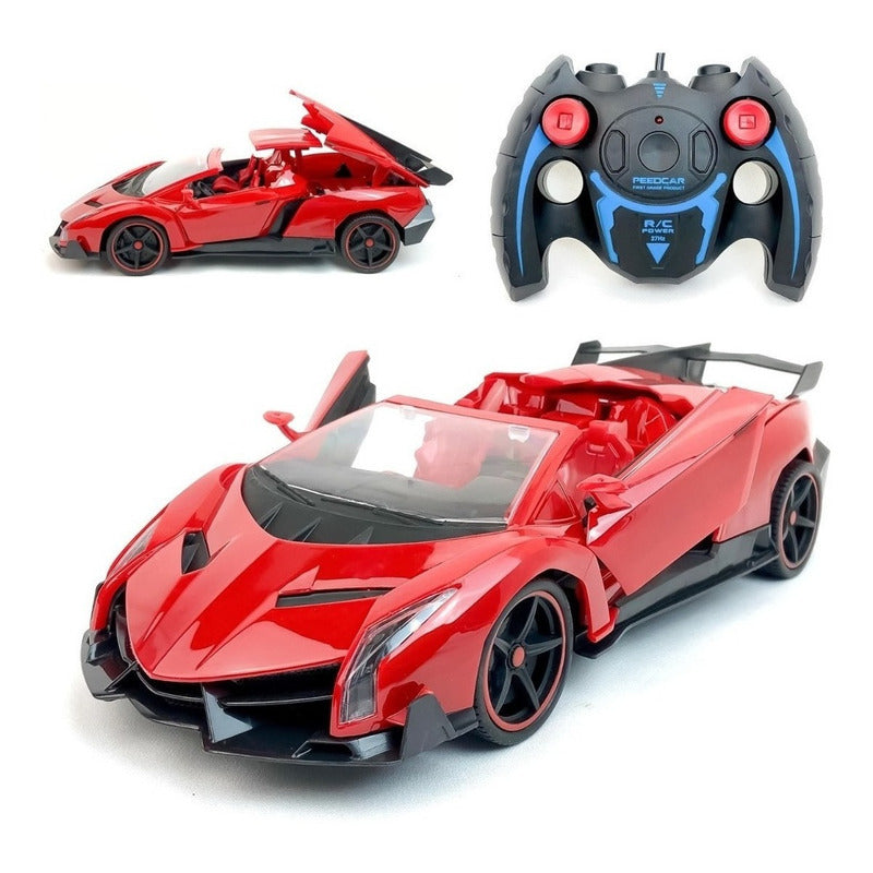 Auto Control Remoto Lamborghini Techo Convertible Recargable