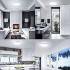 5 Foco Plafon Frameless Led Techo Sobrepuesto 48w Luz Fria