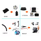Kit Maleta Gopro Accesorios Para Camara Deportiva 50 Piezas