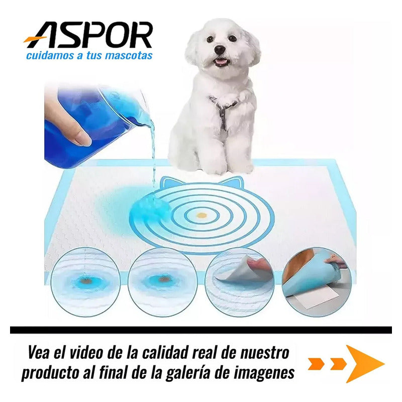 200 Pañales Tipo Sabanillas Mascotas Perros 60x60cm Lavanda