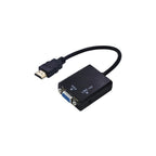 Adaptador Hdmi A Vga Audio 1080p Full Hd Con Cable Auxiliar