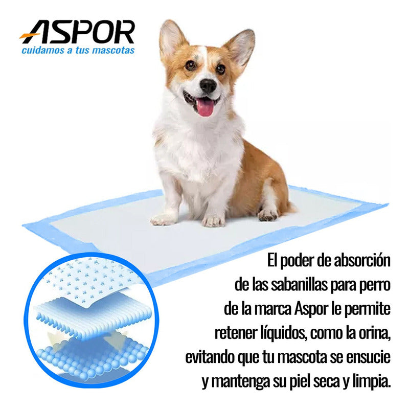 20 Pañales Sabanillas Aroma Adhesivo Mascotas Perros 60x90cm