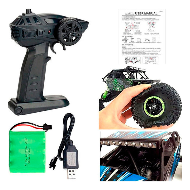Auto Control Remoto Off Road Rockcrawler 2.4gz 1:18 4x4
