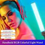 Tubo Barra Luz Led Rgb Fotografia Con Tripode 2.10cm Control