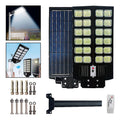 2 Foco Poste Solar Led 1200w Ip67 Exterior Alta Potencia Luz Fria