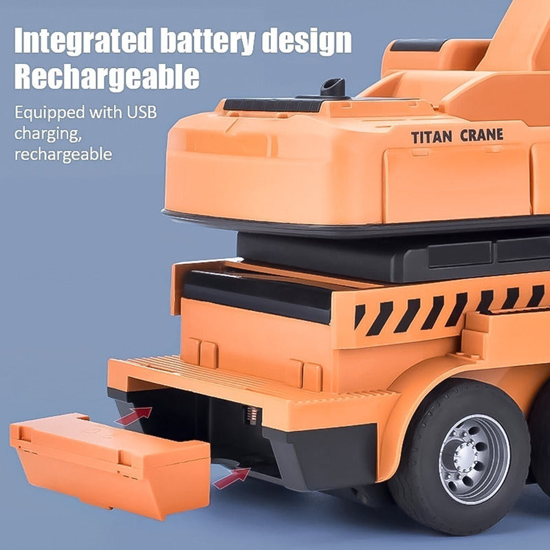 Auto A Control Remoto Transformer Robot Excavadora