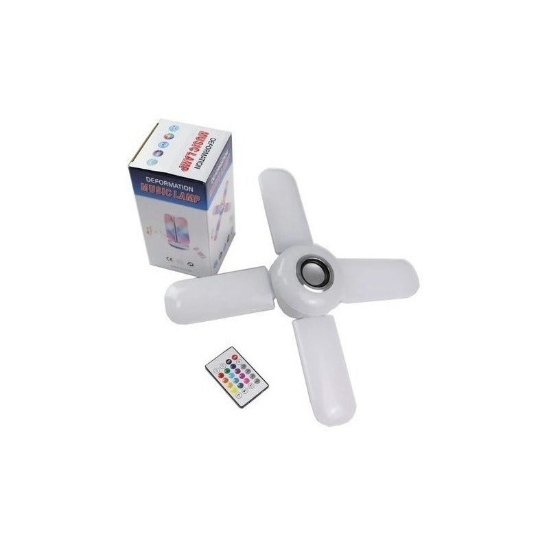 Ampolleta Inteligente Parlante Rgb 4 Aspas Con Control