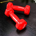Pesa Mancuerna 1kg Antideslizantes Vinilo Fitness Ejercicios