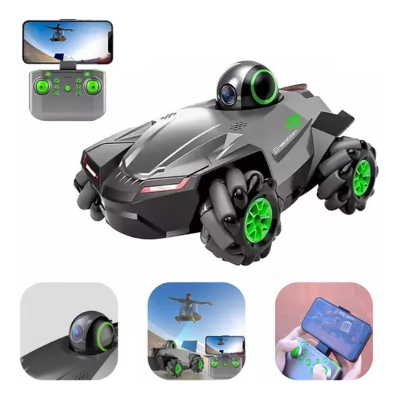 Auto Explorador Con Camara A Control Remoto Hd 4x4 360° Wifi