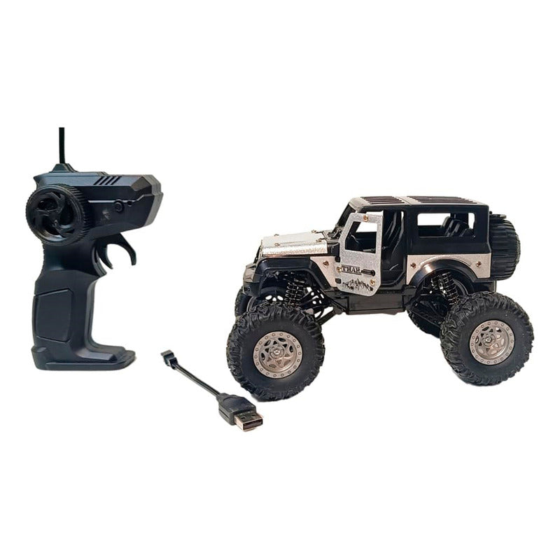 Auto Control Remoto Jeep Cross Country 2.4ghz Humo Y Luces
