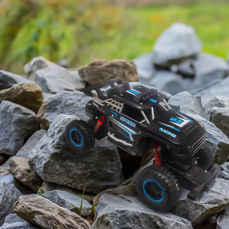 Auto A Control Remoto Off Road Conqueror Con Efecto Humo
