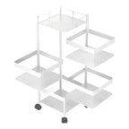 Estante Organizador Verdulero Frutero Metal Giratorio 4 Piso