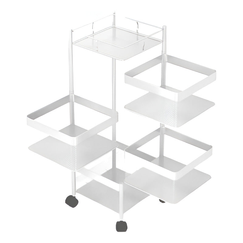 Estante Organizador Verdulero Frutero Metal Giratorio 4 Piso