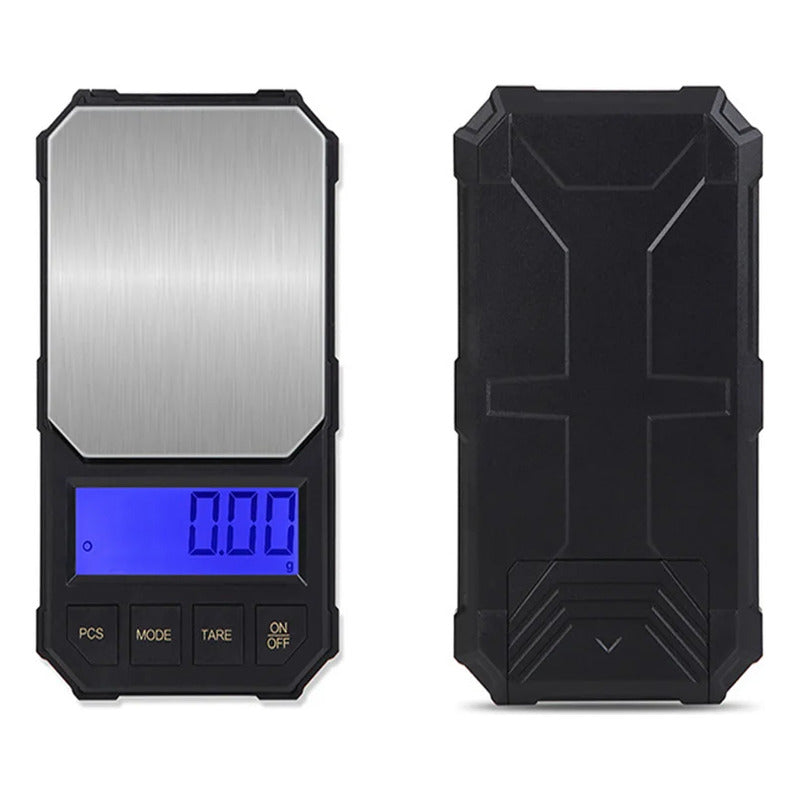 Pesa Digital Gramera Joyeria 0.01g A 500g 7 Unidades De Peso